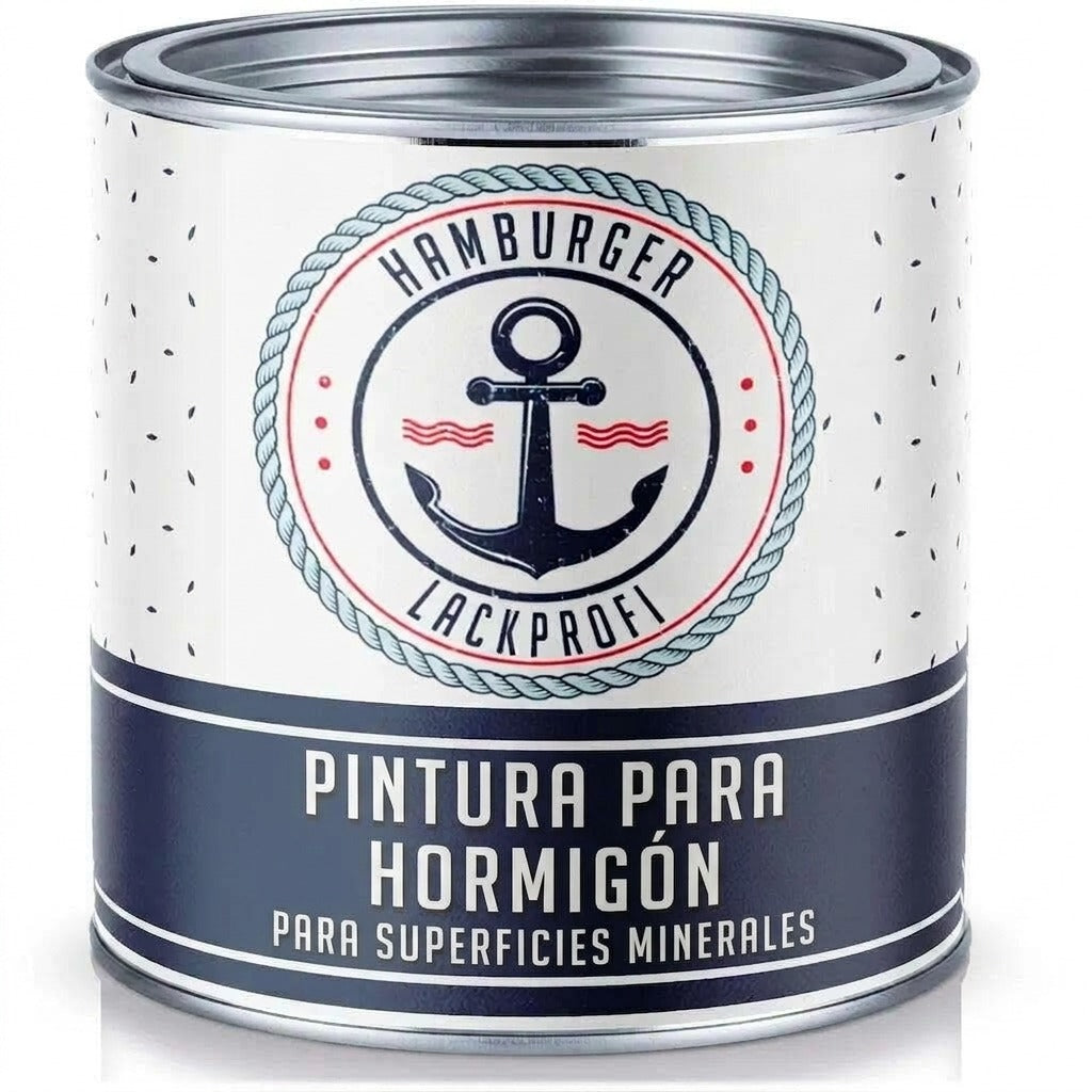 Hamburger Lack-Profi Betonfarbe Reinweiß RAL 9010 - hochdeckende Fassadenfarbe - Hamburger Lack-Profi
