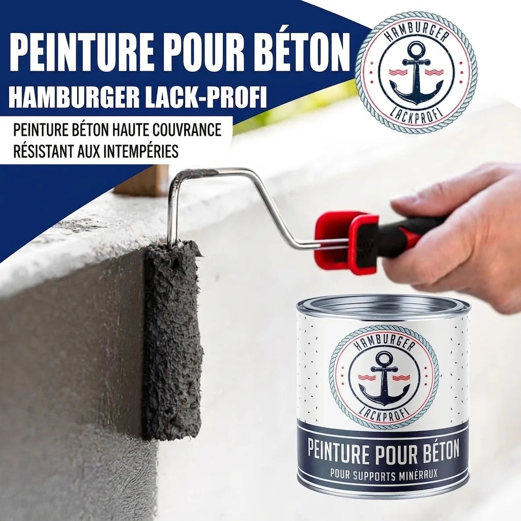 Peinture béton extérieur Turquoise pastel RAL 6034 - peinture façade grand pouvoir couvrant Hamburger Lack-Profi, Image 15