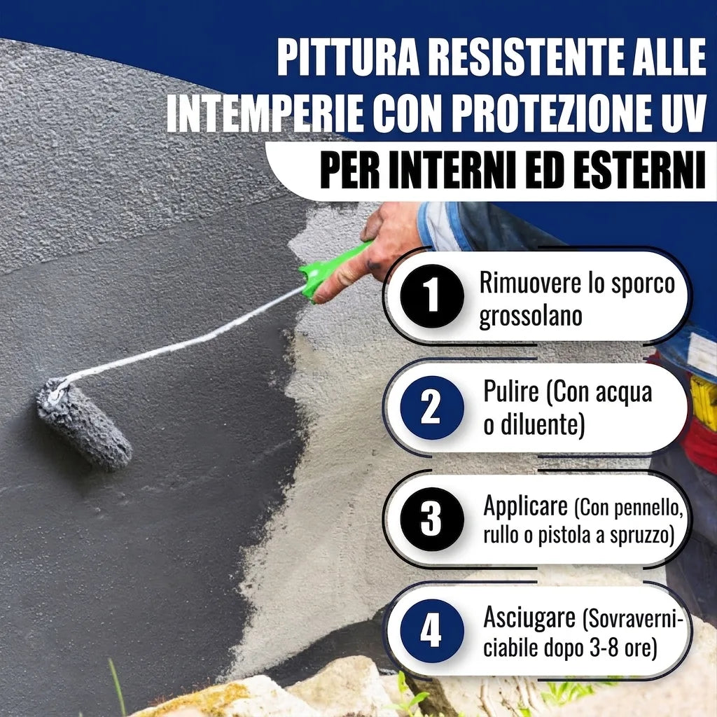 Hamburger Lack-Profi Betonfarbe Pastellorange RAL 2003 - hochdeckende Fassadenfarbe - Hamburger Lack-Profi