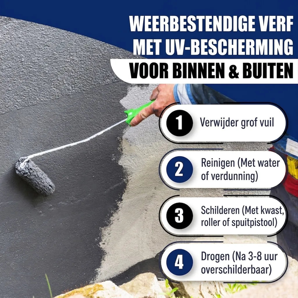 Hamburger Lack-Profi Betonfarbe Weißgrün RAL 6019 - hochdeckende Fassadenfarbe - Hamburger Lack-Profi