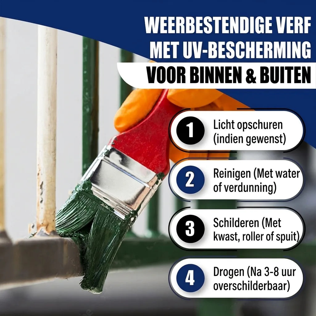 Peinture métal extérieur Vert opale RAL 6026 - résistante à l'abrasion et aux chocs Hamburger Lack-Profi