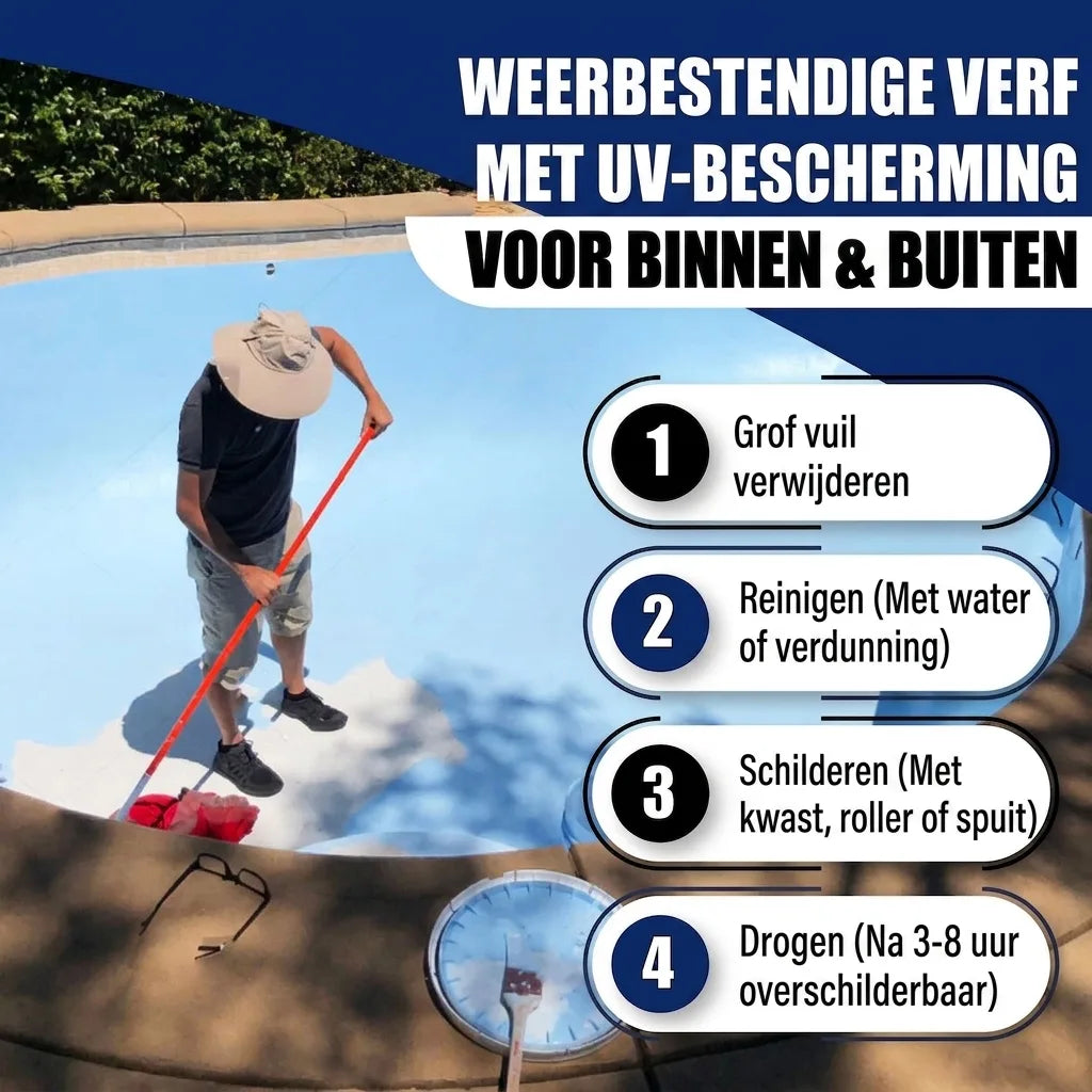Peinture pour piscine Vert herbe RAL 6010 avec kit de peinture (X300) - Hamburger Lack-Profi, Image 40