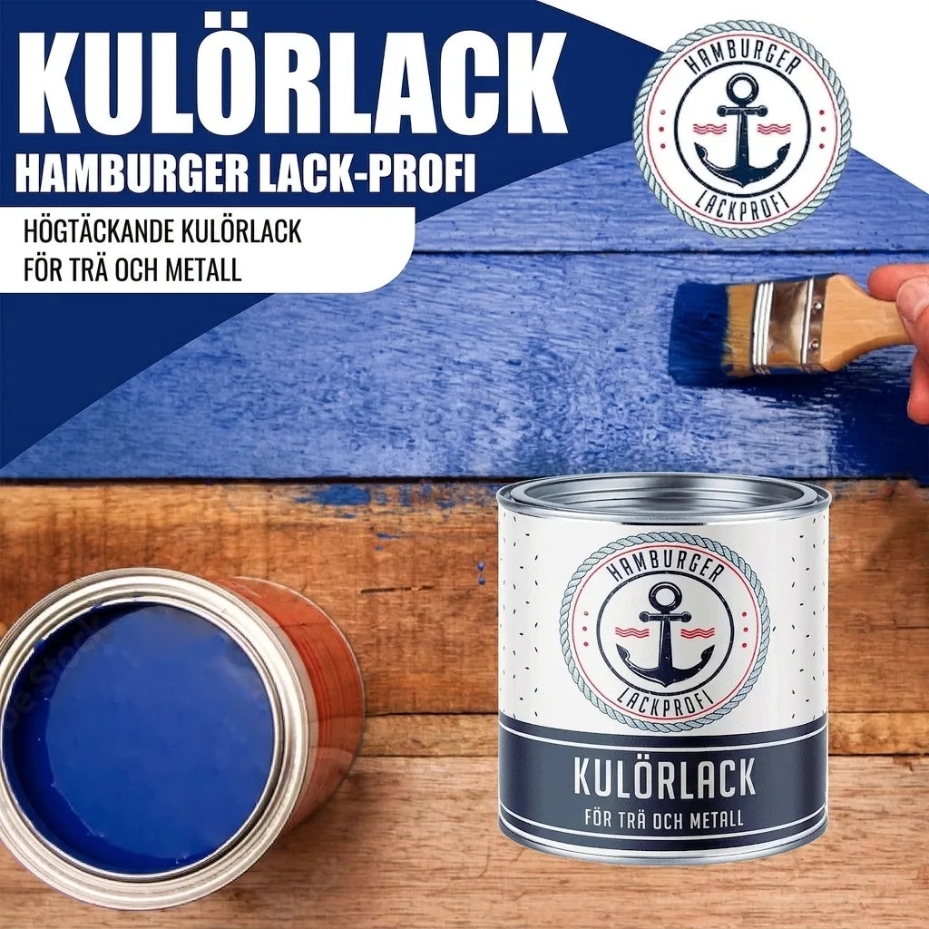 Laque colorée Brun chocolat RAL 8017 - Peinture glycéro robuste Hamburger Lack-Profi