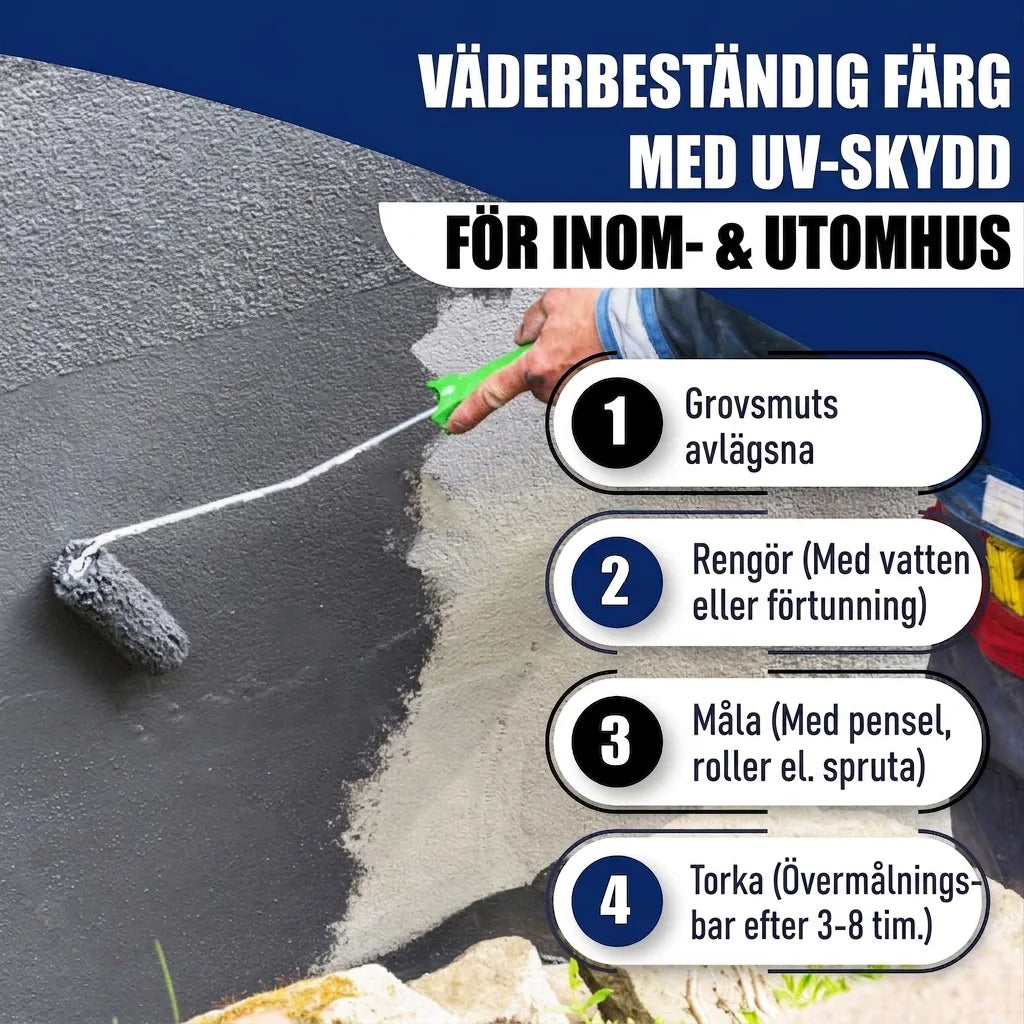 Hamburger Lack-Profi Betonfarbe Pastellorange RAL 2003 - hochdeckende Fassadenfarbe - Hamburger Lack-Profi
