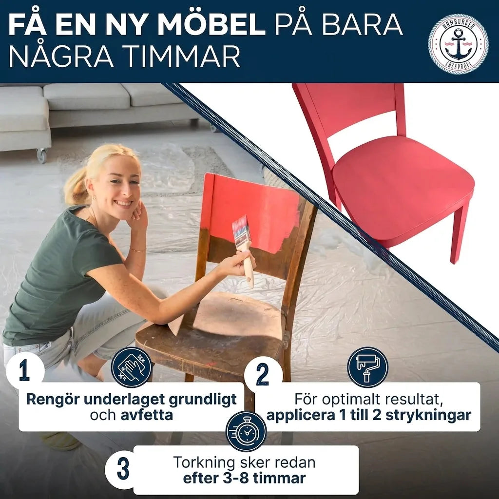 Möbelfarbe ohne Schleifen RAL 7010 Zeltgrau - Möbellack Hamburger Lack-Profi - Hamburger Lack-Profi
