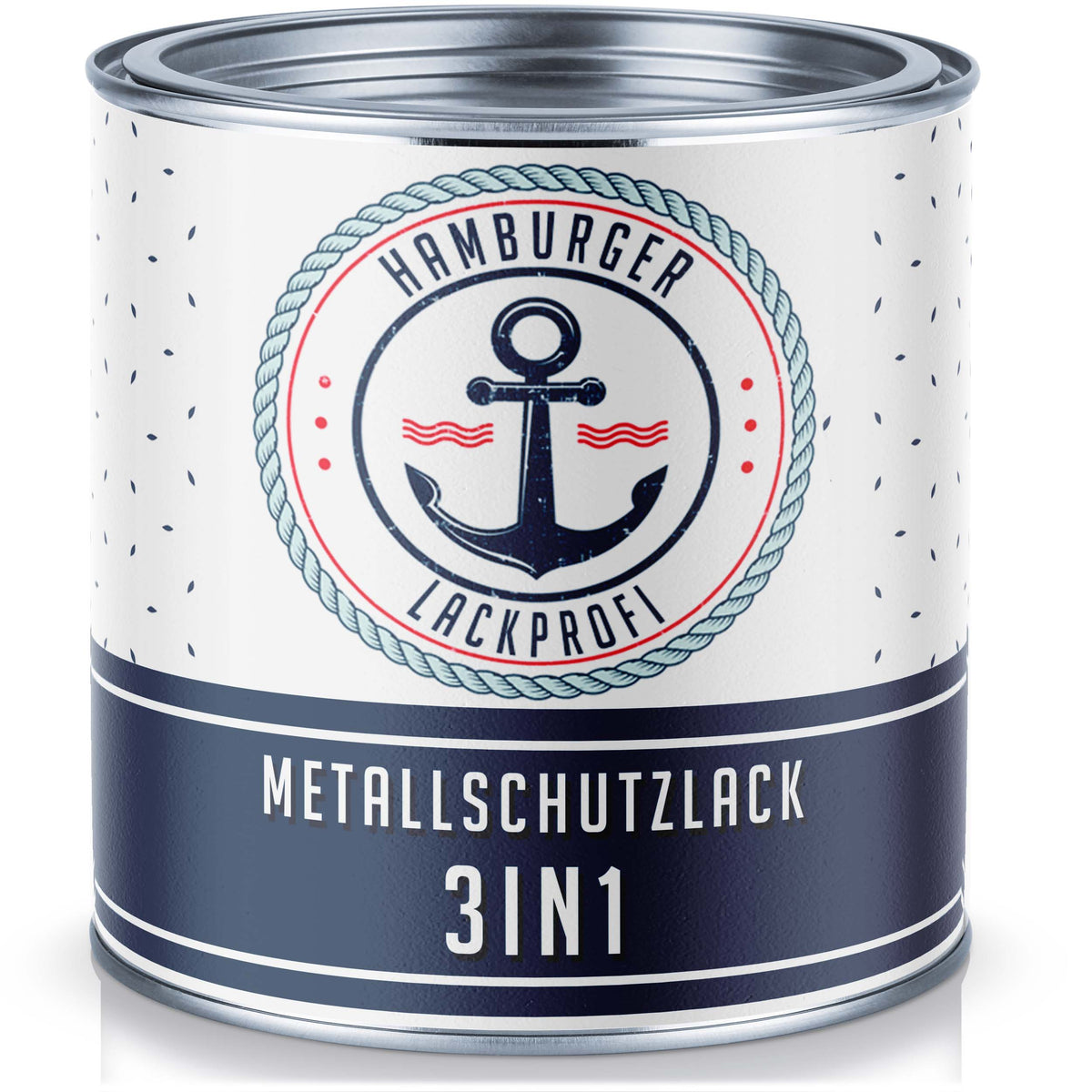 Hamburger Lack-Profi 3 in 1 Blutorange RAL 2002 - Rostschutz - Hamburger Lack-Profi