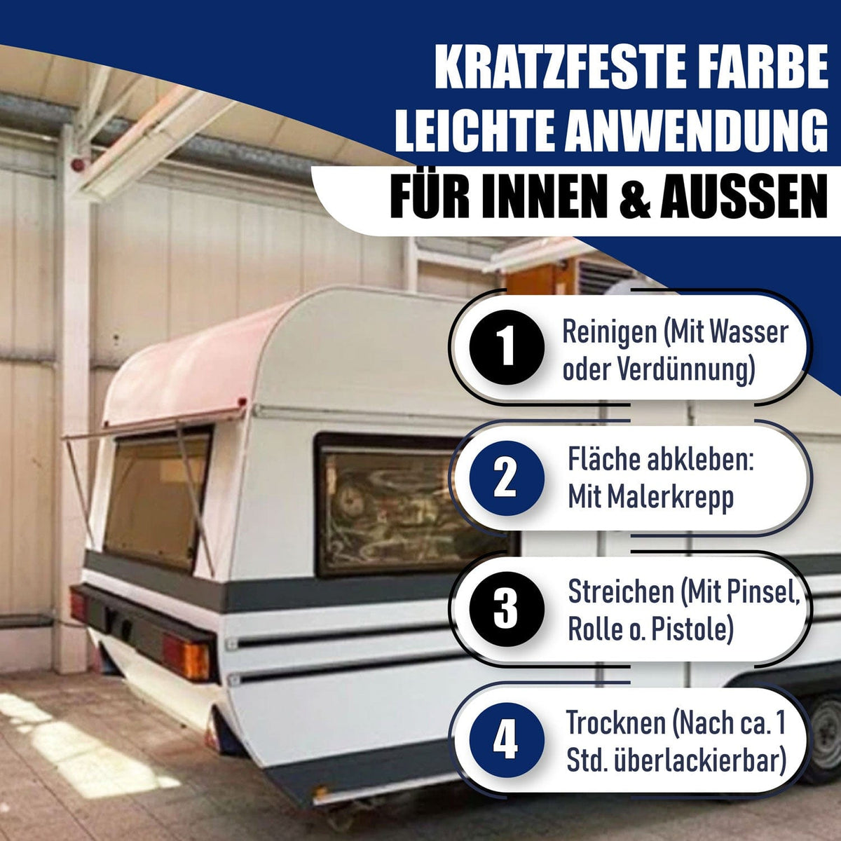 Peinture auto 2K Gris anthracite RAL 7016 avec kit de peinture (X500) - Hamburger Lack-Profi