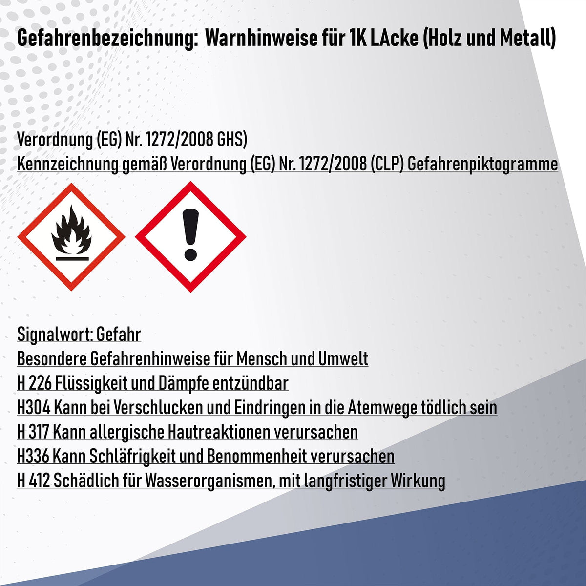 Hamburger Lack-Profi Buntlack Signalrot RAL 3001 - Robuster Kunstharzlack - Hamburger Lack-Profi