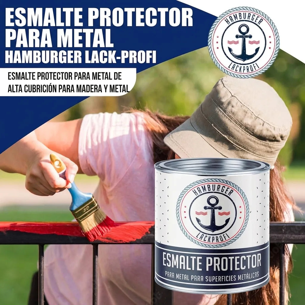 Laque de protection métal Bleu gris RAL 5008 avec kit de peinture (X300) - Hamburger Lack-Profi, Image 24