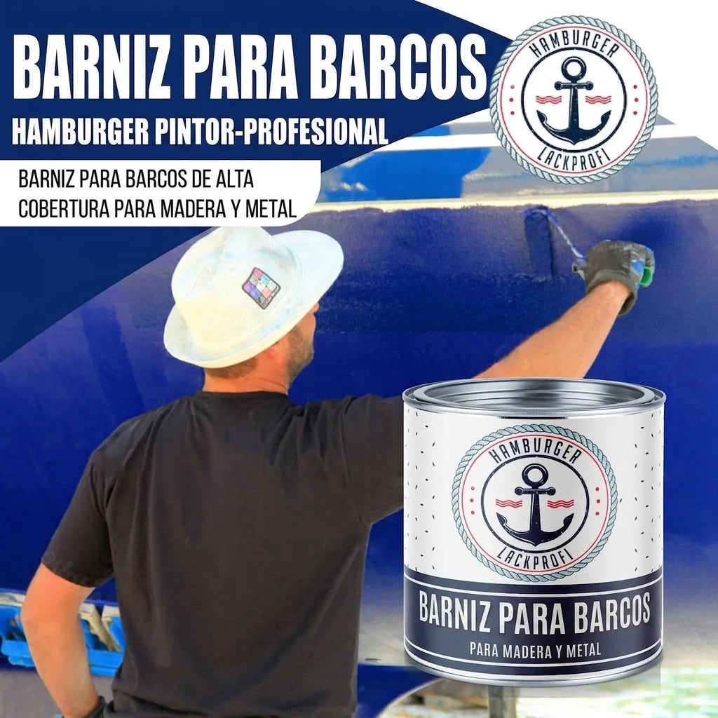 Hamburger Lack-Profi Bootslack Silbergrau RAL 7001 - Hamburger Lack-Profi