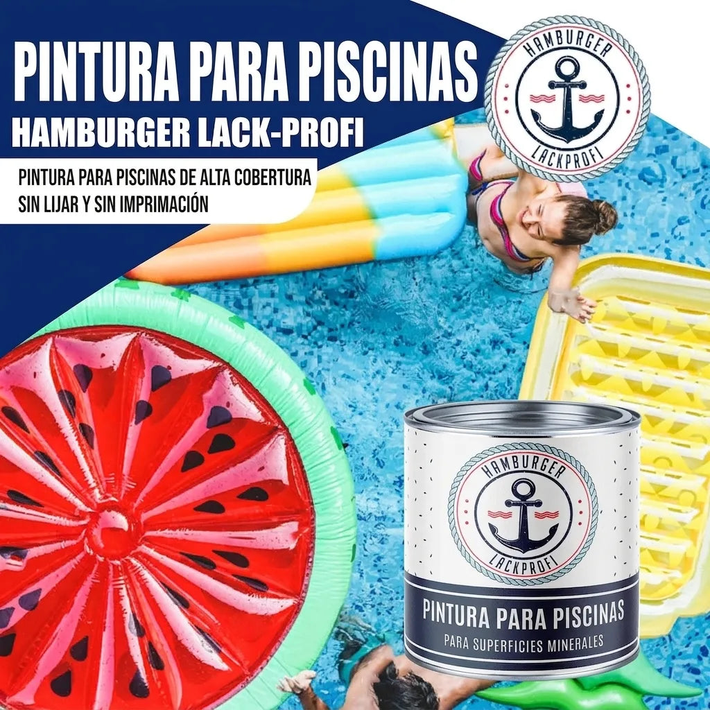 Peinture Piscine Gris terre d'ombre RAL 7022 - Peinture Piscine Haute Opacité - Hamburger Lack-Profi