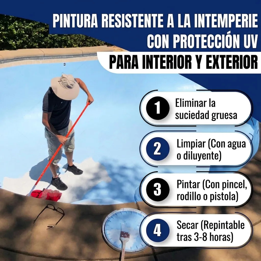 Peinture Piscine Violet rouge RAL 4002 - Peinture Piscine Haute Opacité - Hamburger Lack-Profi