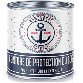 Peinture polyuréthane bois RAL 7003 Gris mousse - Peinture de protection contre les intempéries - Hamburger Lack-Profi