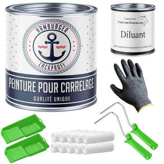 Peinture pour carrelage avec kit de peinture (X300) - Hamburger Lack-Profi