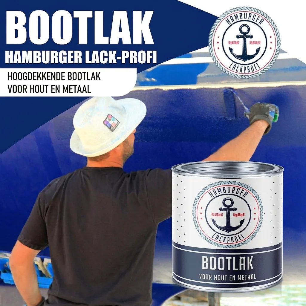 Hamburger Lack-Profi Bootslack Silbergrau RAL 7001 - Hamburger Lack-Profi