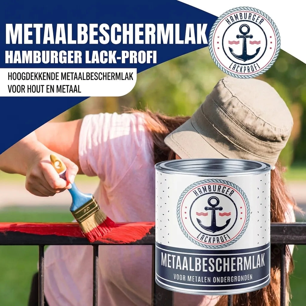 Hamburger Lack-Profi Metallschutzlack Melonengelb RAL 1028 - abriebbeständig & schlagfest - Hamburger Lack-Profi