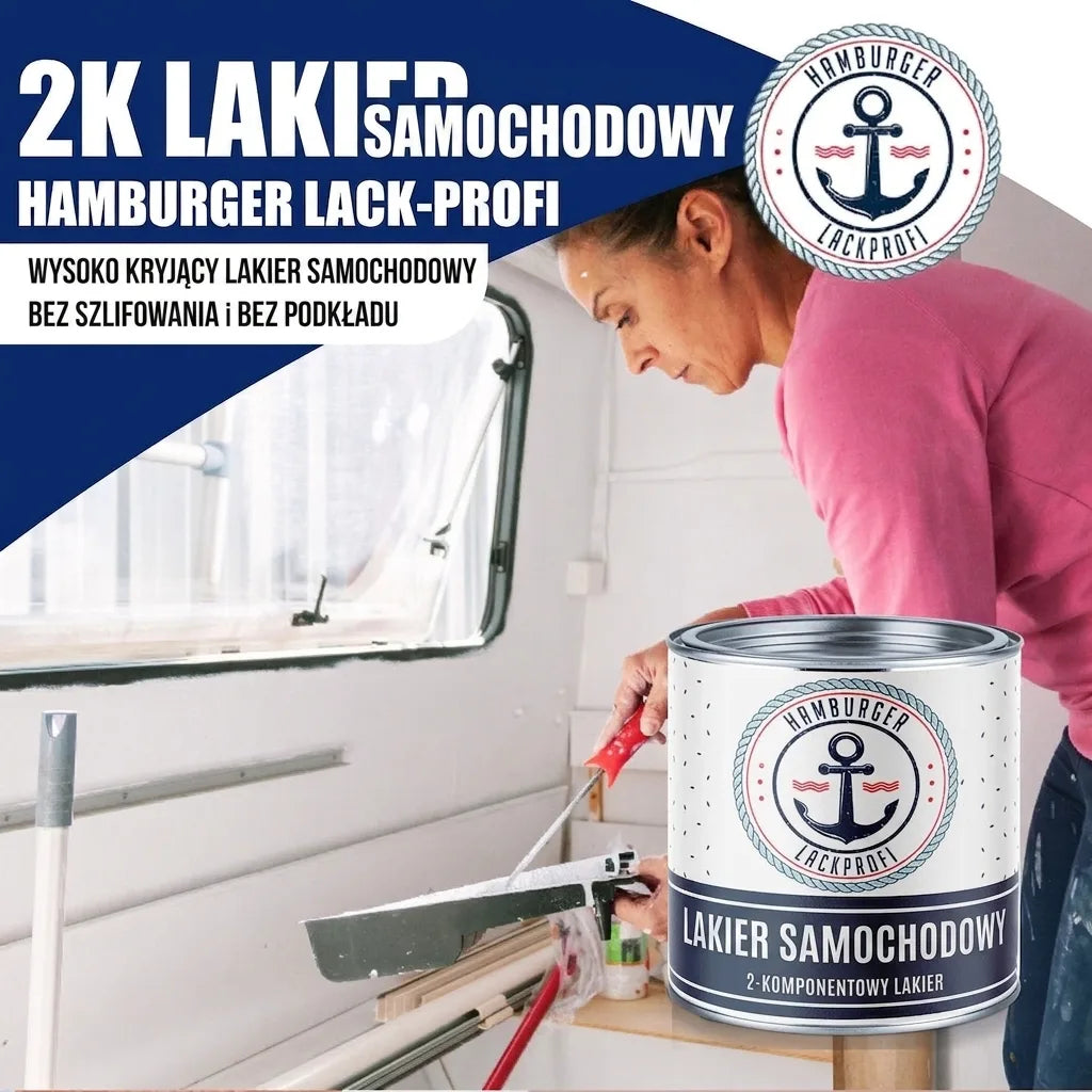Peinture voiture 2K Bleu saphir RAL 5003 - Haute couvrance & anti-rouille - Hamburger Lack-Profi