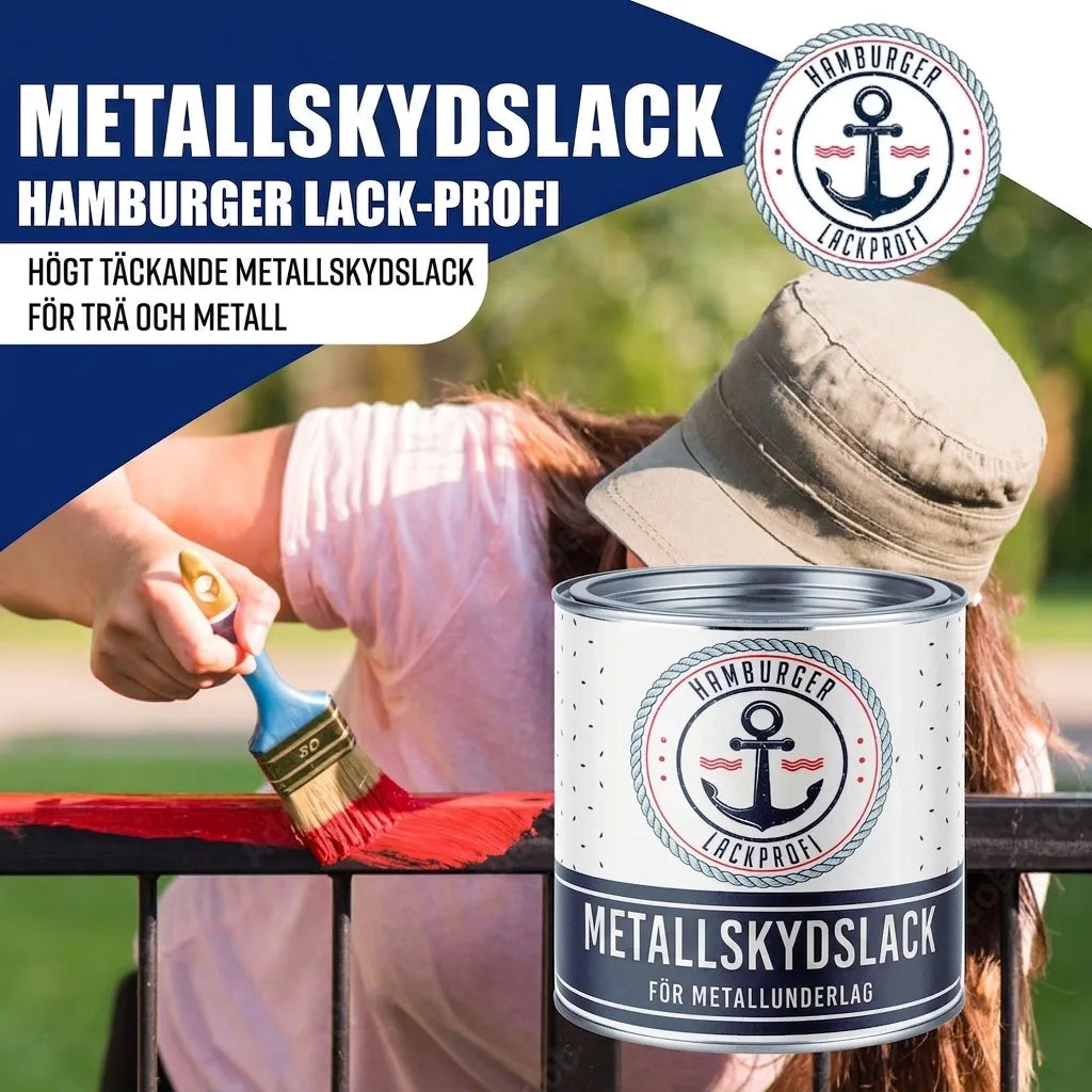 Laque de protection métal Rouge framboise RAL 3027 avec kit de peinture (X300) - Hamburger Lack-Profi, Image 27