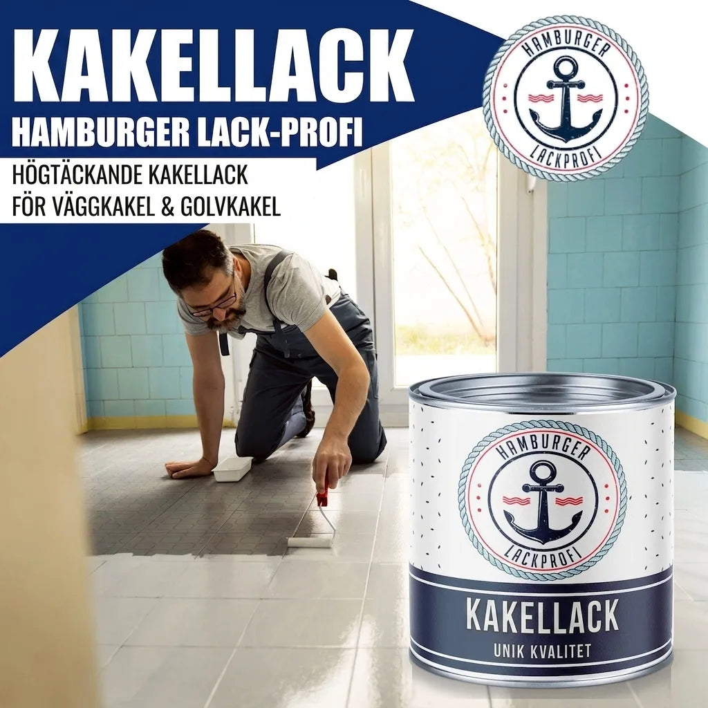 Hamburger Lack-Profi Fliesenlack Hellrotorange RAL 2008- hochdeckende Fliesenfarbe Orange - Hamburger Lack-Profi