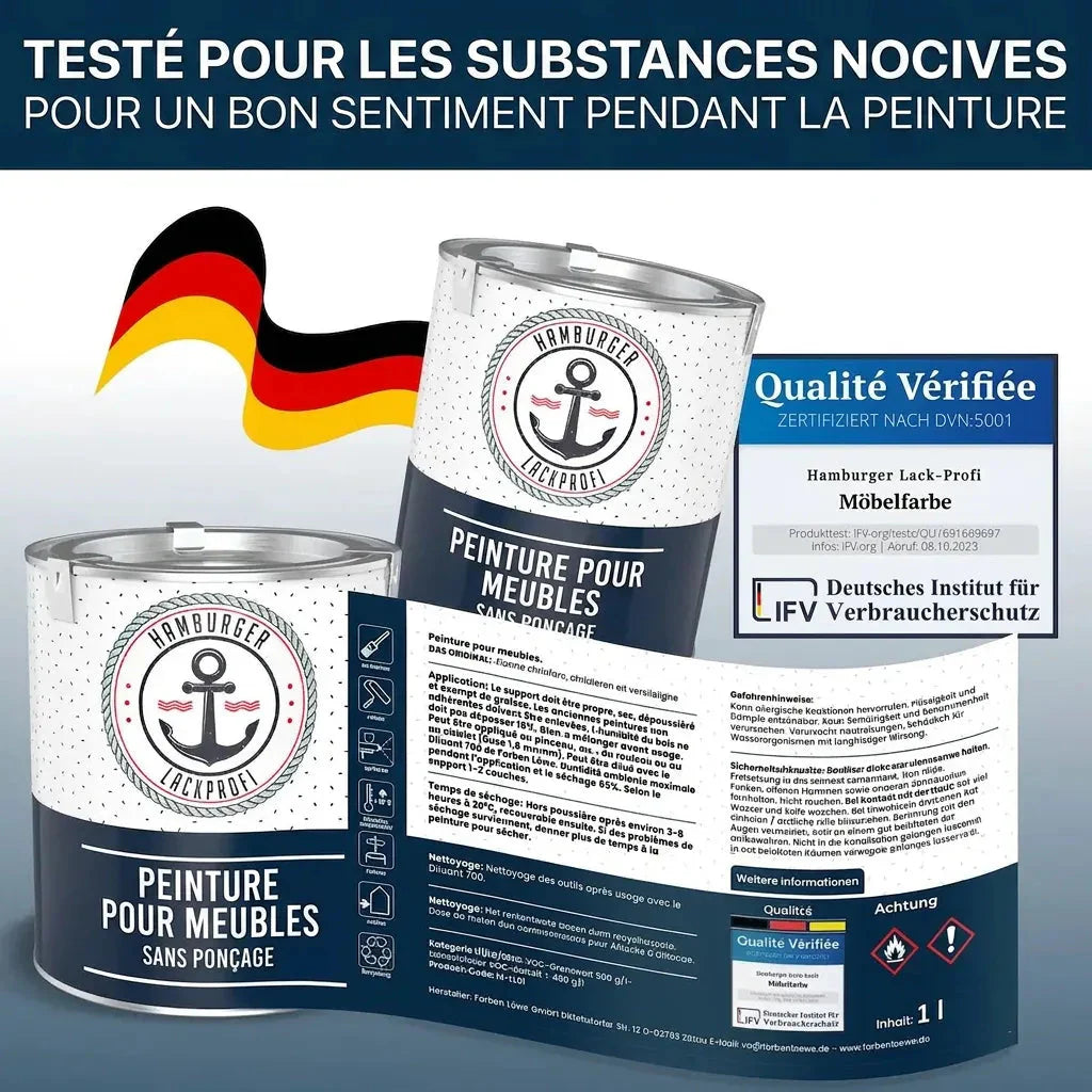 Möbelfarbe ohne Schleifen RAL 7016 Anthrazitgrau - Möbellack Hamburger Lack-Profi - Hamburger Lack-Profi
