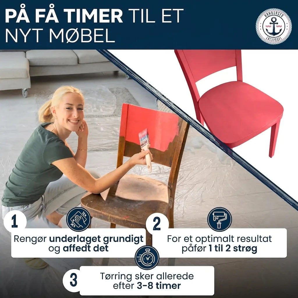 Möbelfarbe ohne Schleifen RAL 1005 Honiggelb - Möbellack Hamburger Lack-Profi - Hamburger Lack-Profi