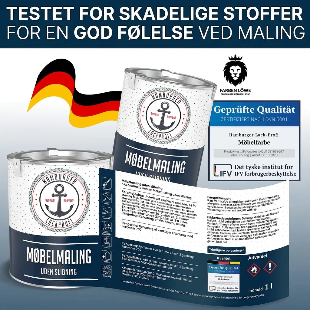Möbelfarbe ohne Schleifen RAL 1005 Honiggelb - Möbellack Hamburger Lack-Profi - Hamburger Lack-Profi