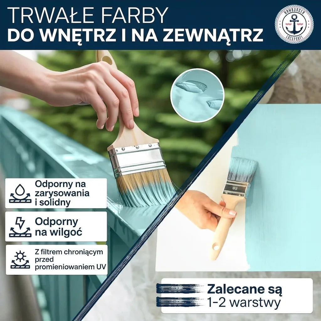 Möbelfarbe ohne Schleifen RAL 5023 Fernblau - Möbellack Hamburger Lack-Profi - Hamburger Lack-Profi